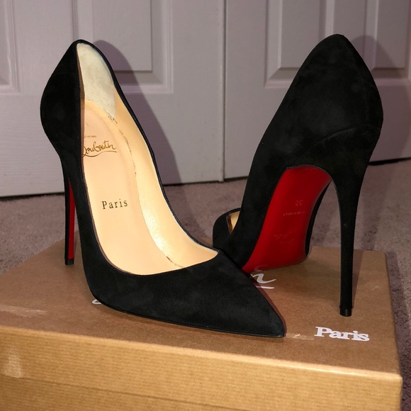 Christian Louboutin Shoes - Christian Louboutin high heel suede pumps 38